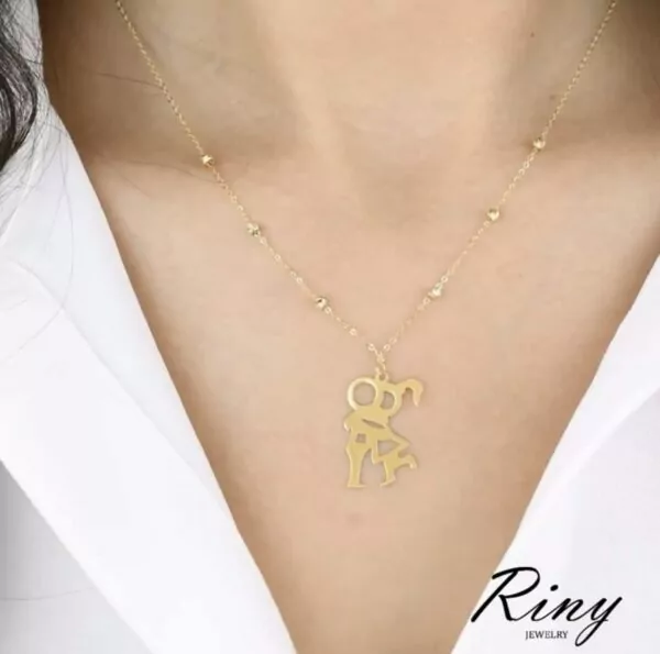 Collier Câlin d'enfants Or 18K