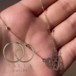 Collier Coeur Blanc en Or 18K