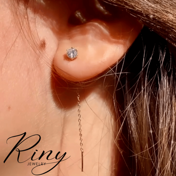 Boucles D'oreilles  en Or 18K