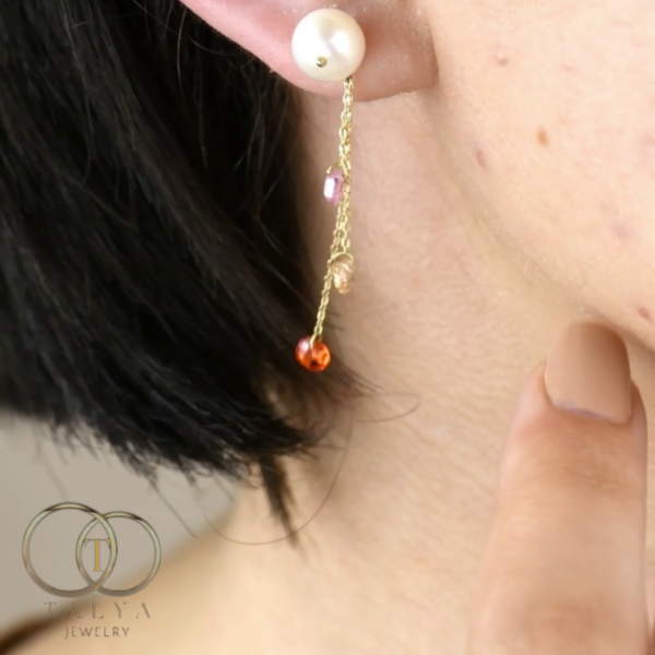 Boucles D'oreilles marjana  en Or 18K