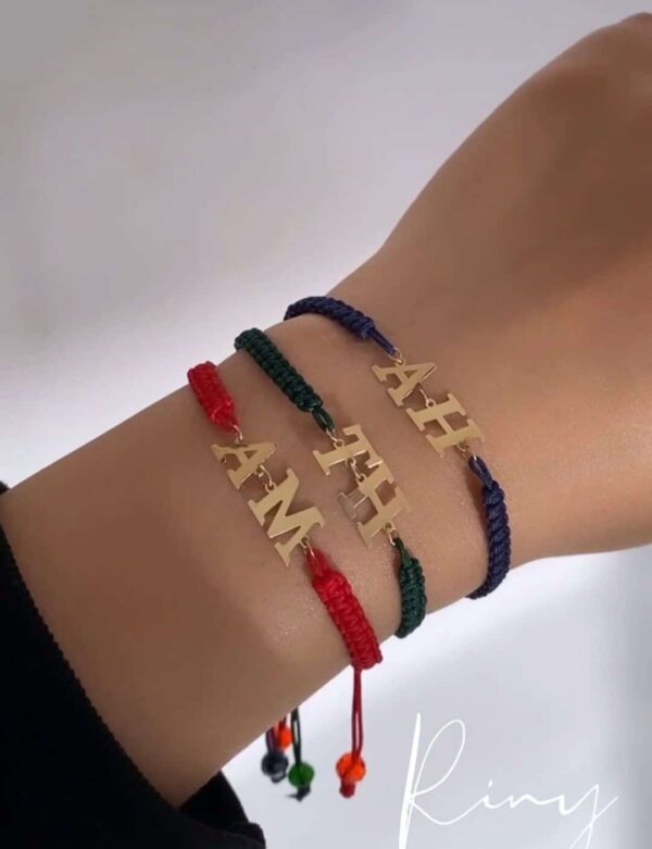 Cordon Lettres En Or 18K