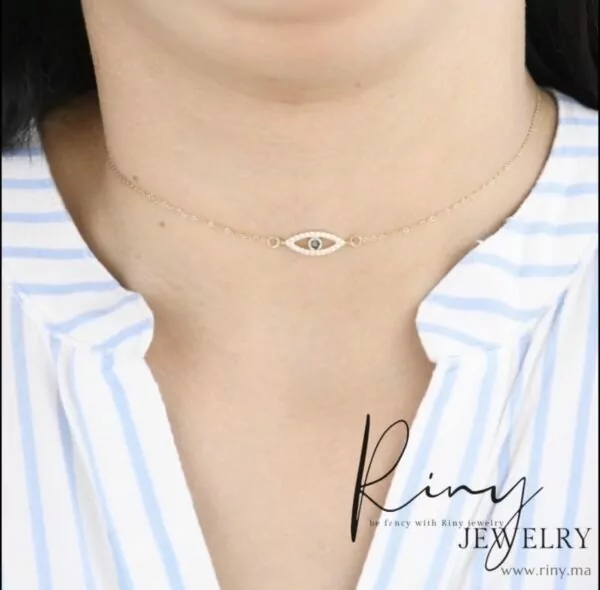 Collier l’œil de Sagesse En Or 18K