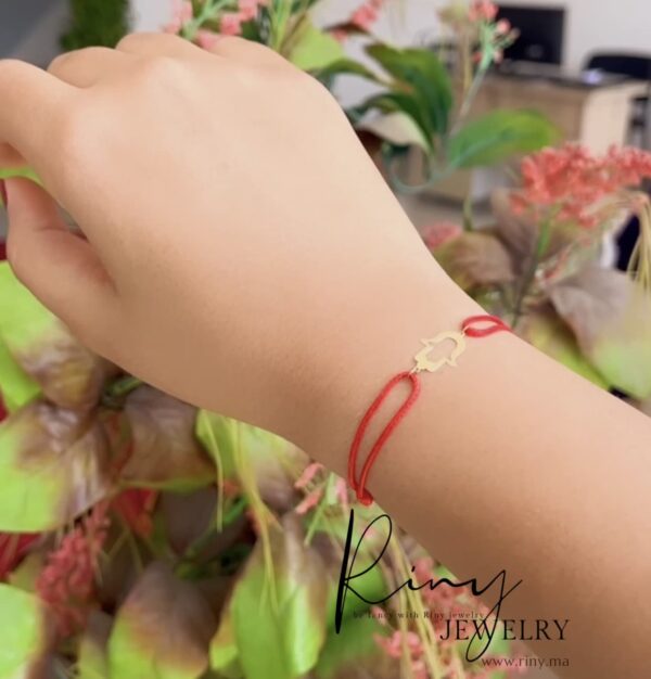 Cordon khmissa En Or 18K
