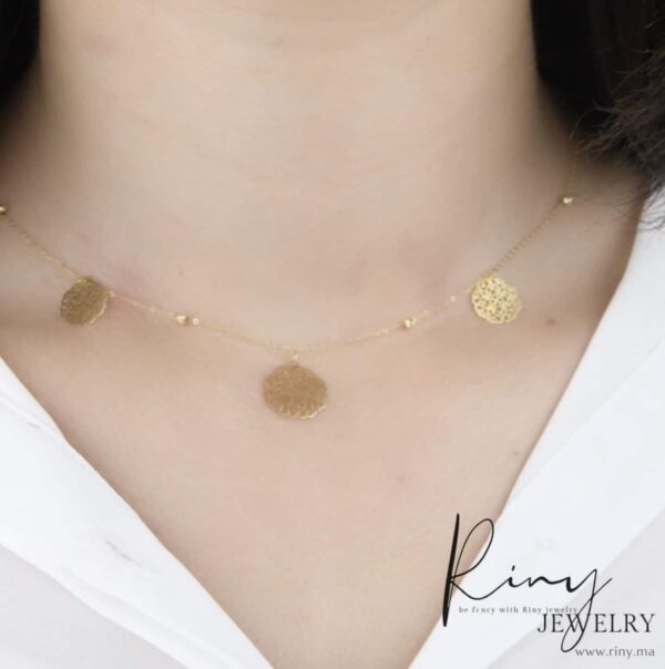 Collier Mandala  en Or 18K