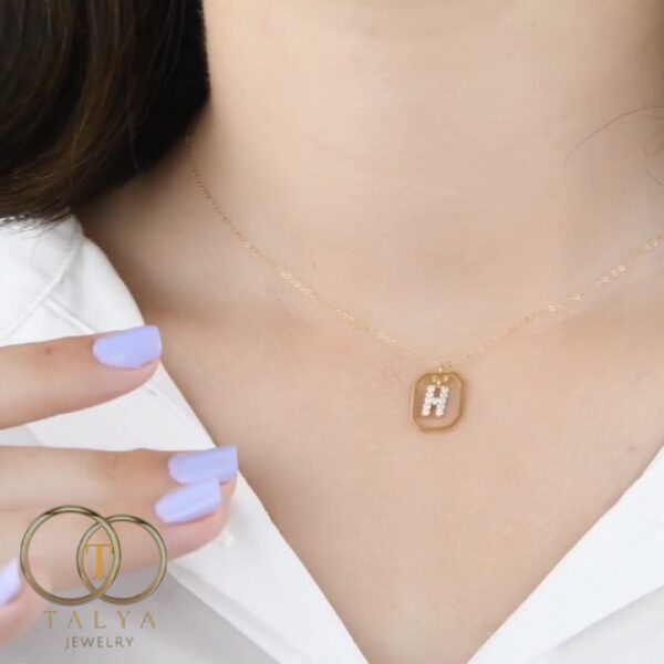 Collier Charme Circulaire En Or 18K