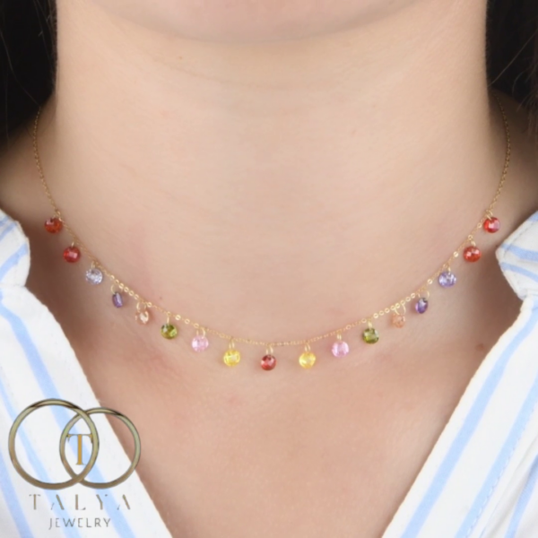 Collier Arc d'Iris En Or 18K