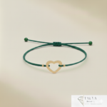 Cordon Coeur Boules En Or 18K