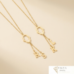 18 carats Khamisa avec des lettres en or