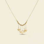 Collier étoiles en or 18 carats