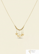 Collier étoiles en or 18 carats