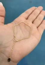 Petit Bracelet Franco avec khmaisa D'Or18 k