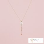 Collier perles Couleurs En Or 18K