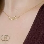 Collier infinity heart En Or 18K