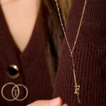 Collier Khmissa Lettres En Or 18K - Image 2