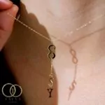 Collier lettres Infini En Or 18K - Image 3