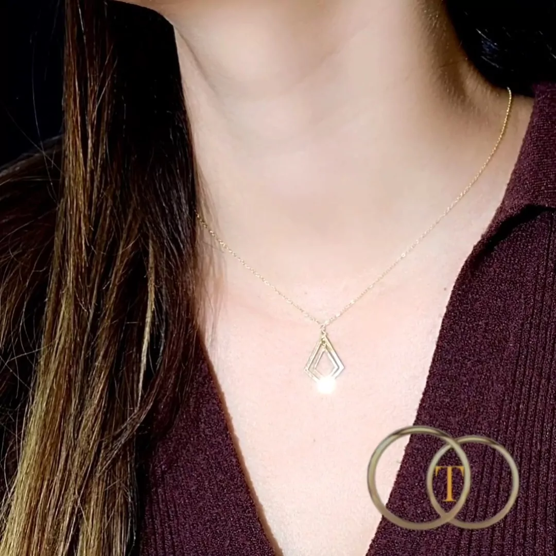 cadre_1080_collier-losange-en-or-18K Collier Losange En Or 18K - Image 1