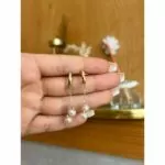BOUCLES D'OREILLES 18k Joher avec une petite série