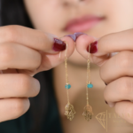 Boucles D'oreilles Khmissa Perle - Image 2